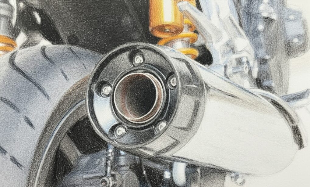 CB1300のマフラー:純正マフラーの性能と特徴