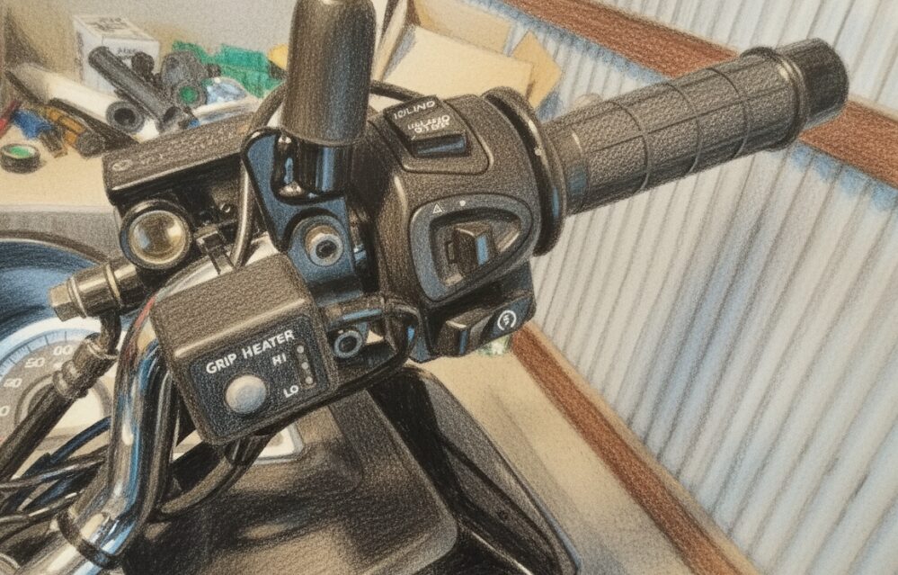 PCX:冬の必需品グリップヒーター
