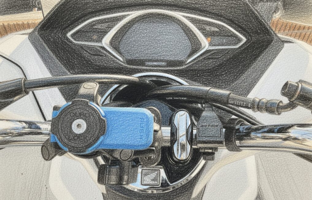 PCX:スマホ充電に便利なUSB電源の増設