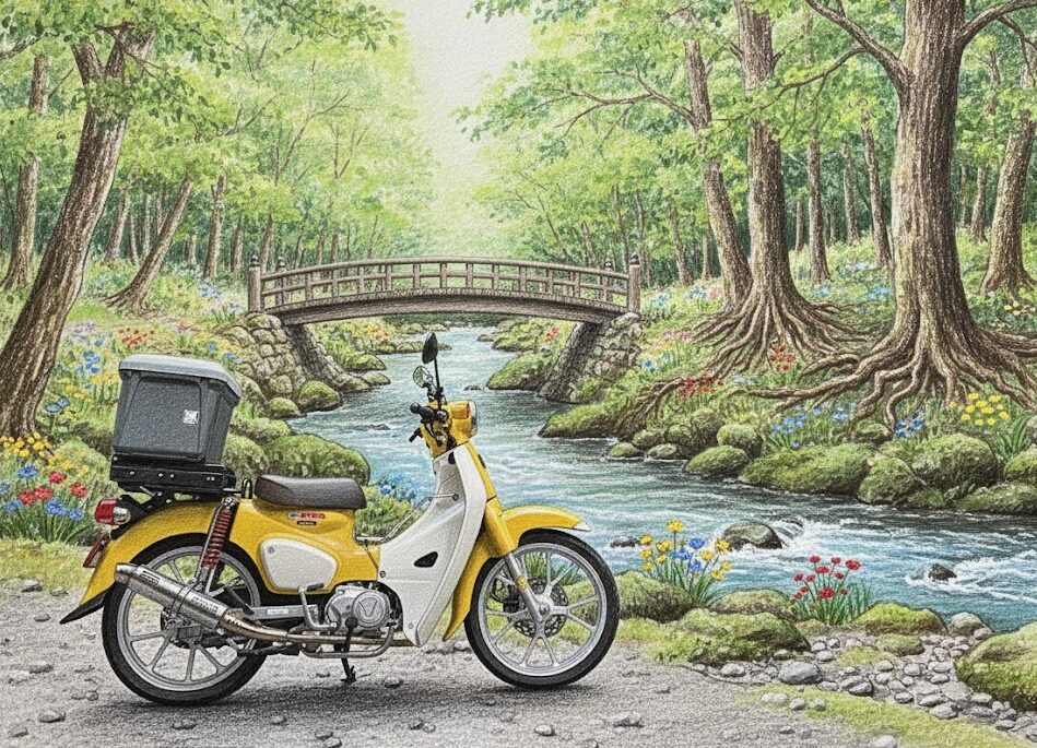 スーパーカブの燃費はなぜ良い？構造の秘密