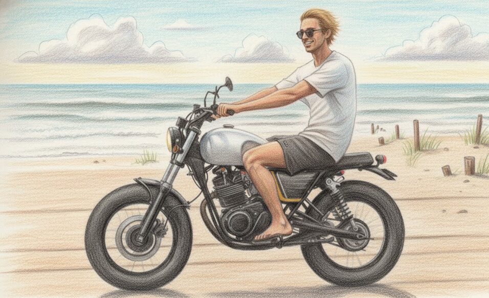 バイクで半袖運転の危険性と注意点