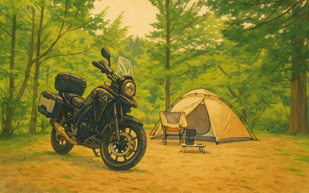 初心者向けソロキャンプ バイクの車種選び