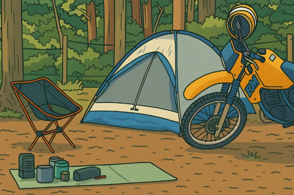 失敗しないバイクソロキャンプ道具一式の選び方