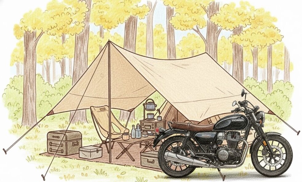 GB350：キャンプ最大の課題は積載