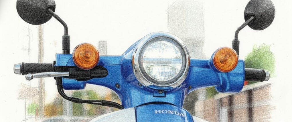 スーパーカブ：丸目カブのデザイン