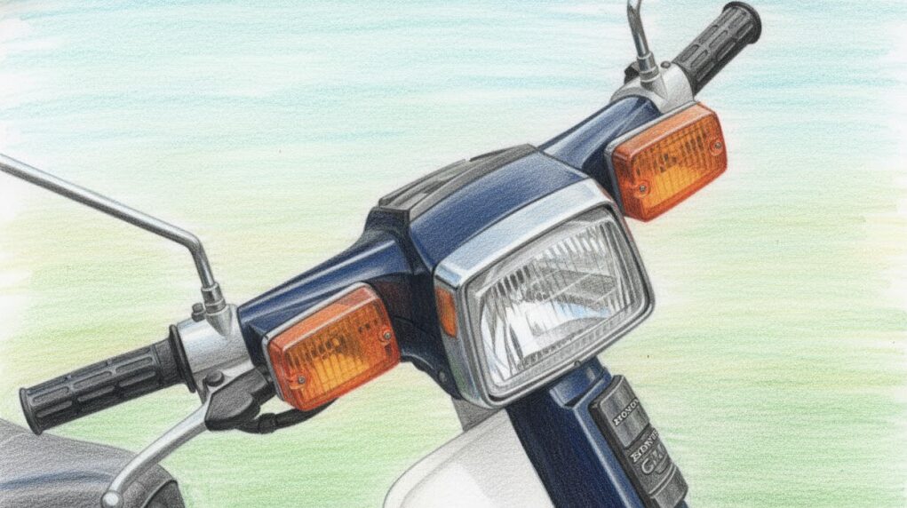 スーパーカブ：角目カブのデザイン