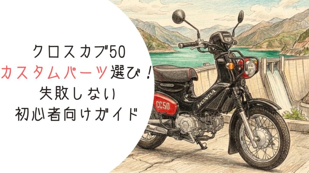 クロスカブ50カスタムパーツ選び！失敗しない初心者向けガイド