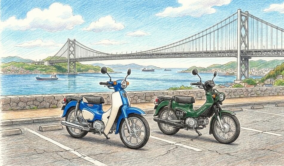 クロスカブとスーパーカブの違いからどっちがいいか