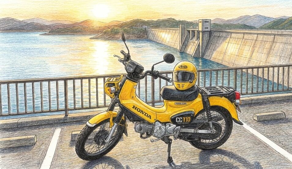 クロスカブのヘルメットどうしてる？保管とロック