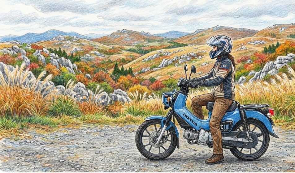 クロスカブのシート高を下げる解決策