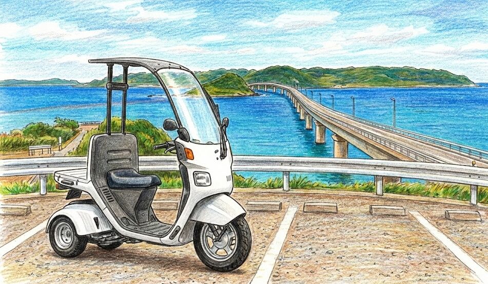 ジャイロキャノピーTA03の前期と後期の違いと見分け方