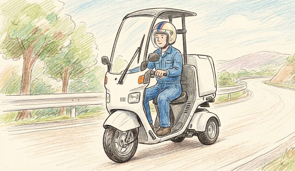 ジャイロキャノピーのヘルメットに関する法規制