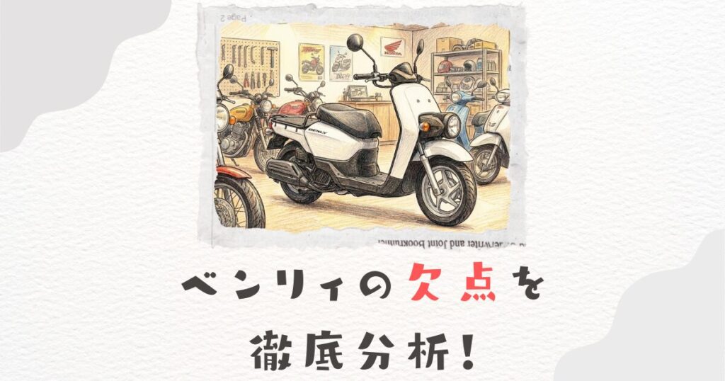 ベンリィ110の欠点を徹底分析！購入前に知るべき後悔のリスク