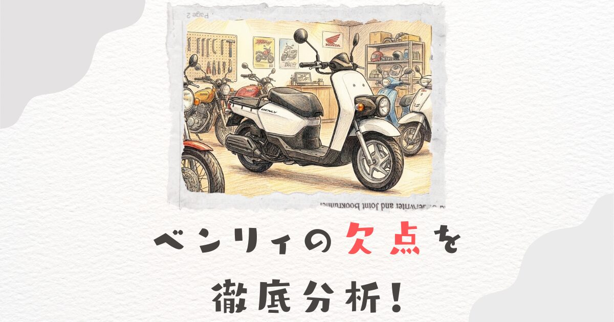 ベンリィ110の欠点を徹底分析！購入前に知るべき後悔のリスク
