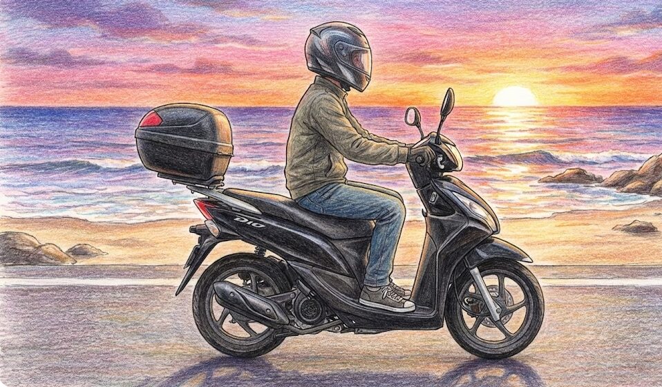 Dio110のロングツーリングを快適にする装備と積載術