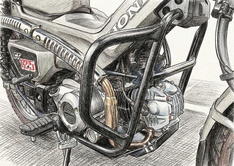 ハンターカブのエンジンガードおすすめ取付と工賃