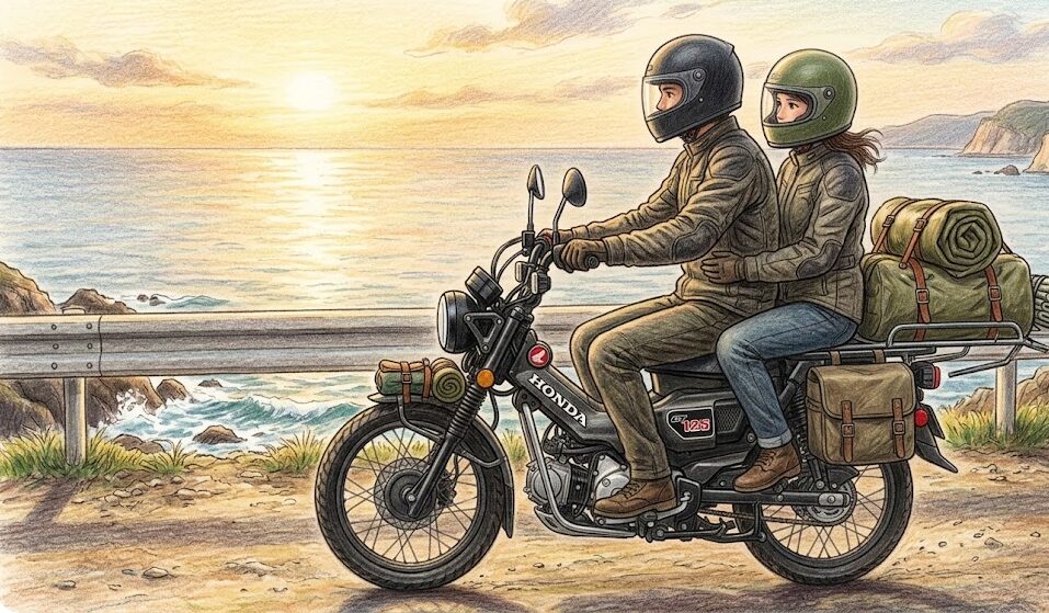 ハンターカブのキャンプ仕様の基礎と積載