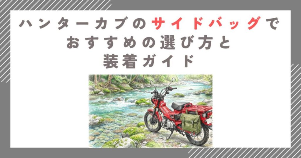 ハンターカブのサイドバッグでおすすめの選び方と装着ガイド
