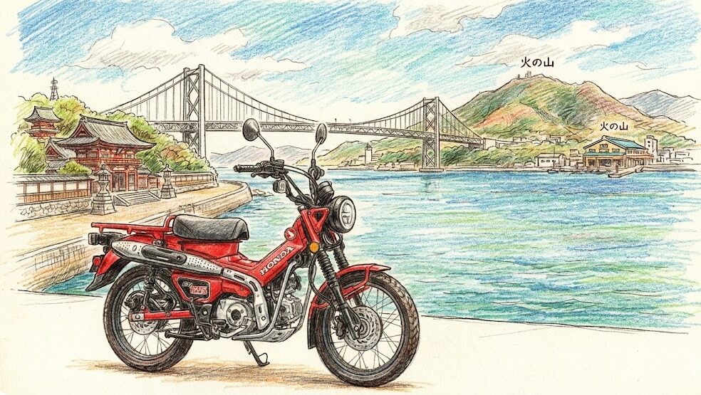 ハンターカブのマフラーが熱い悩みを交換で解決