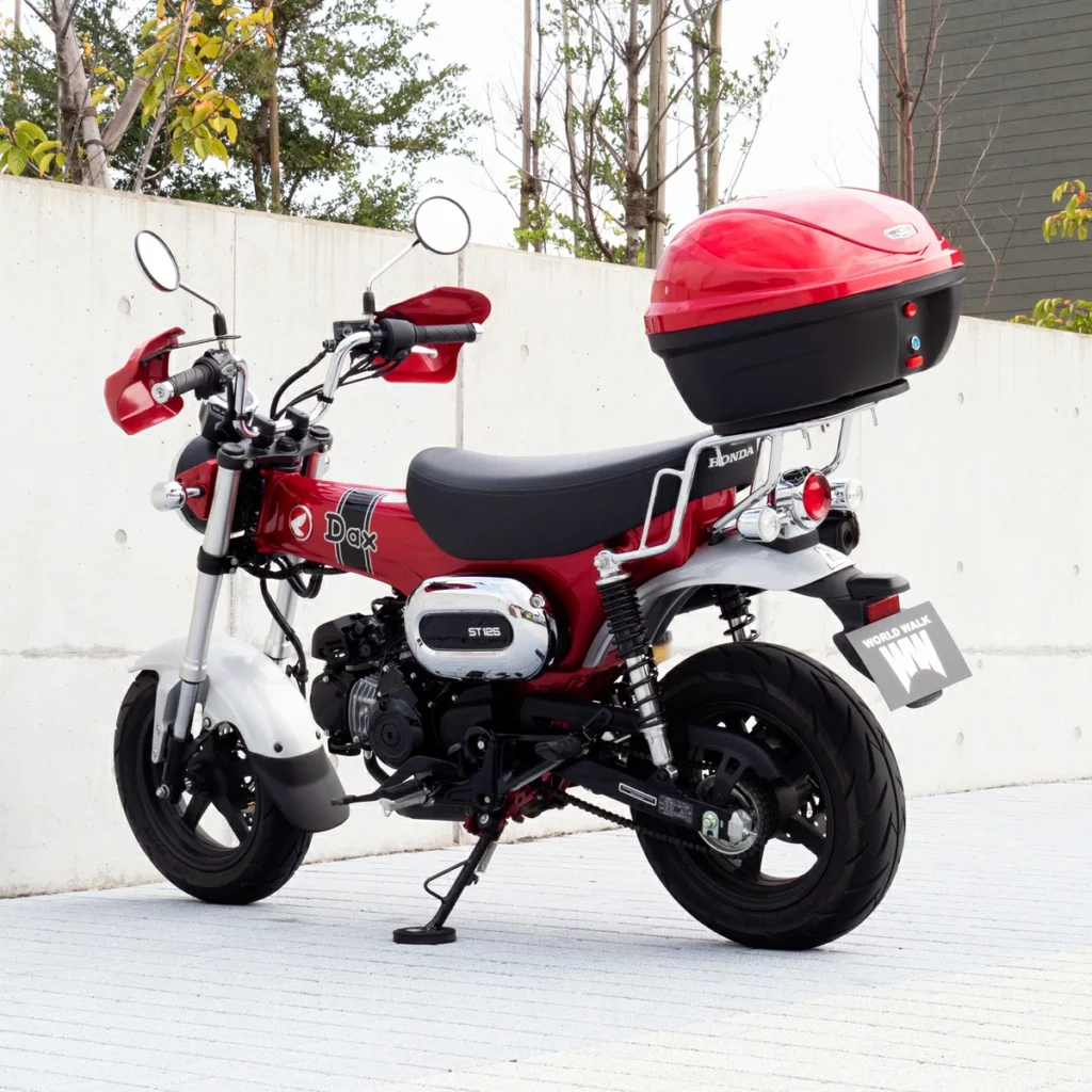 ダックス125：車体に似合う純正色専用ボックス