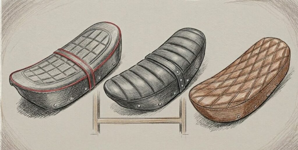 ダックス125のローダウンシート比較