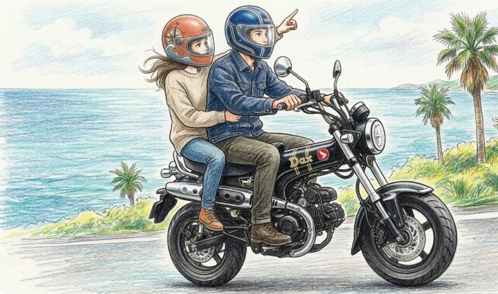 ダックス125の二人乗りが快適な理由と魅力