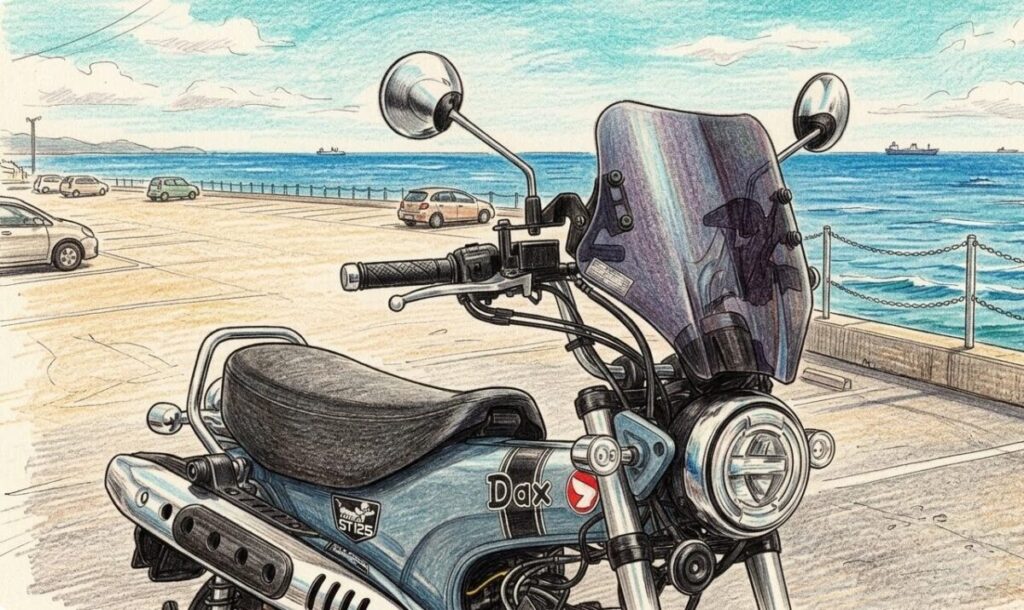 ダックス125の風防選びのポイント