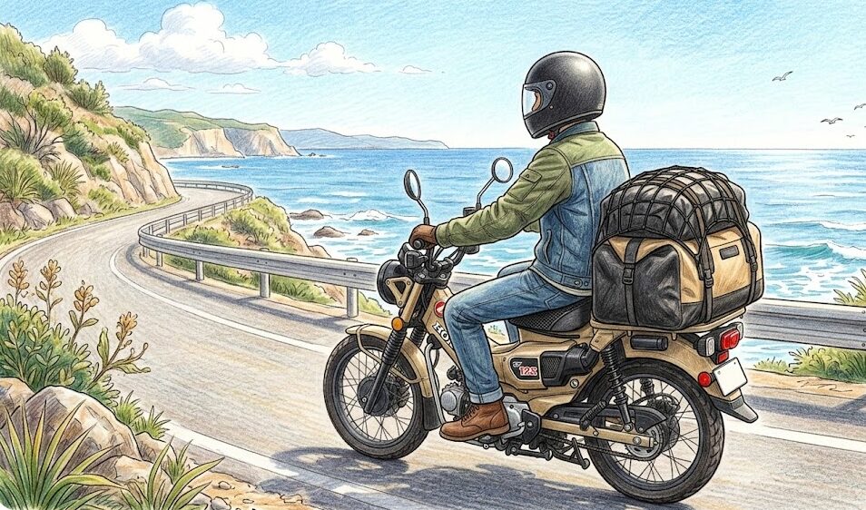 ハンターカブでのロングツーリングを快適にする装備