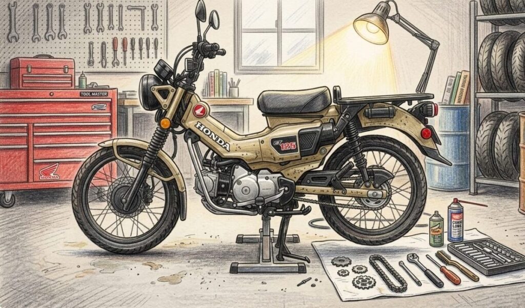 ハンターカブの寿命を極限まで延ばすメンテナンス