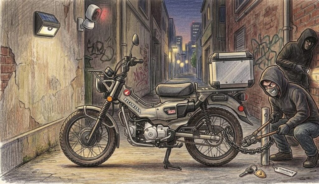 ハンターカブの盗難が多い理由と手口