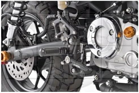 モンキー125のバックステップ：精密操作を叶えるベビーフェイス