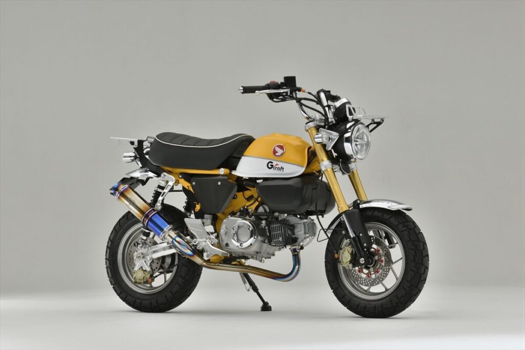 モンキー125のバックステップ：ツーリングで疲れないGクラフト