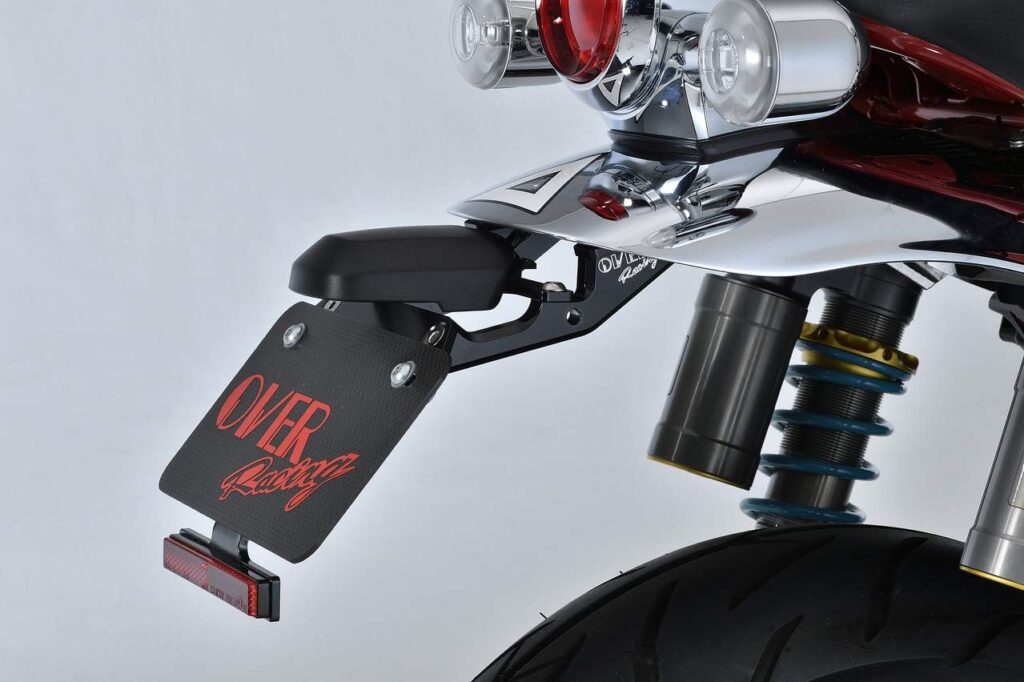 モンキー125のフェンダーレス：オーヴァーレーシングの最高峰ビレット加工