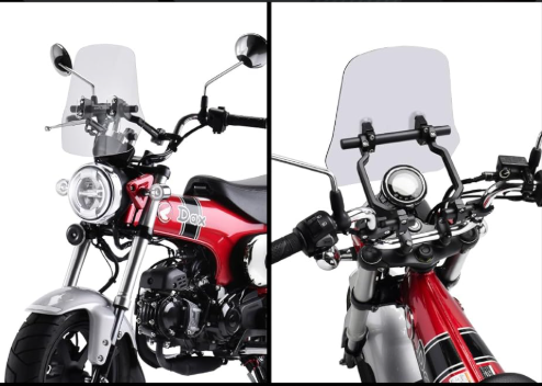 ダックス125の風防：ZETA製品などの適合と口コミ