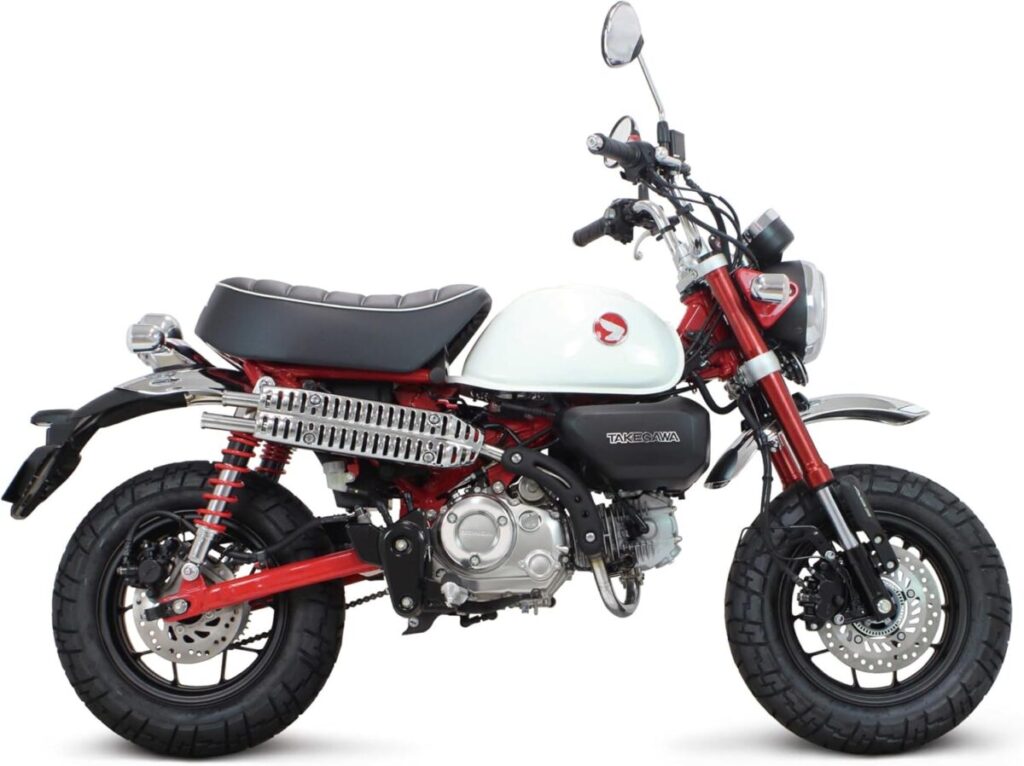 スクランブラーマフラーで軽量化