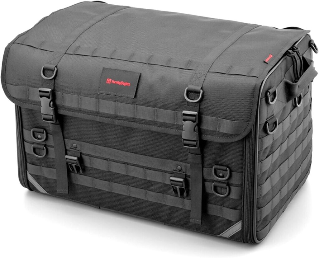 モンキー125ツーリング：大容量シートバッグの活用方法