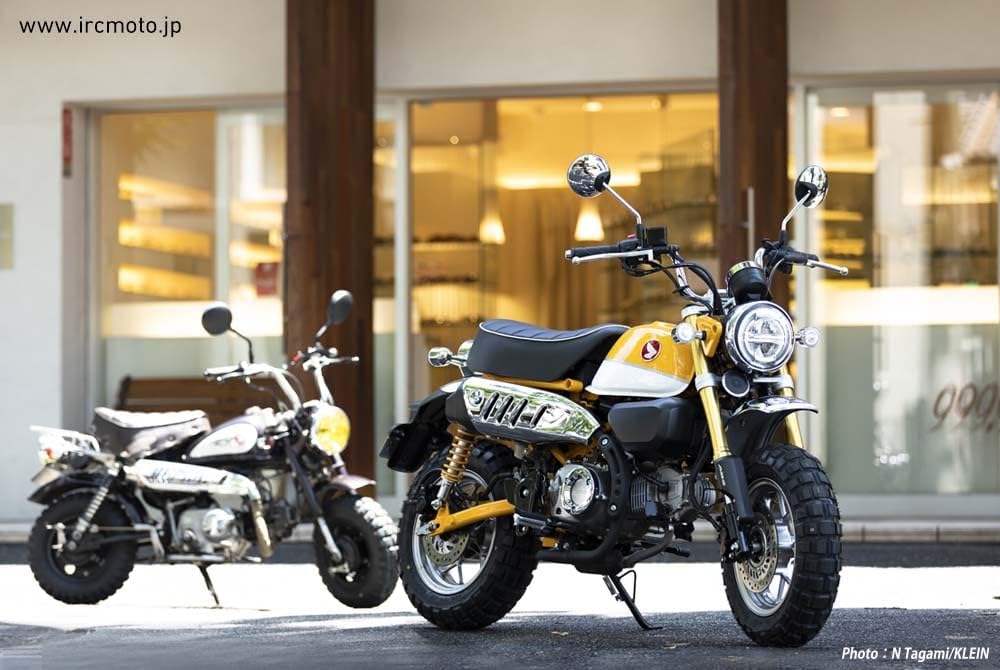 モンキー125のタイヤ：定番カスタムのブロックタイヤ