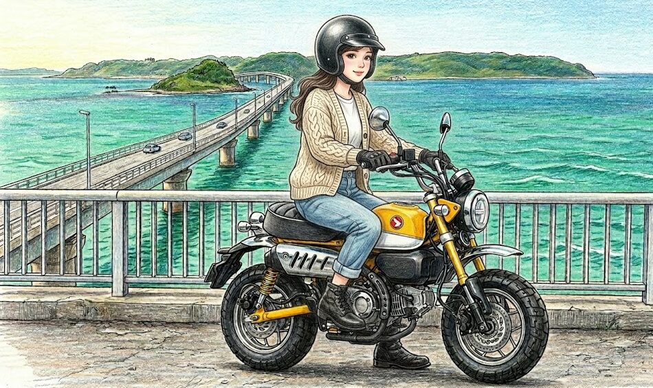 モンキー125：小柄なライダーの足つきの真実