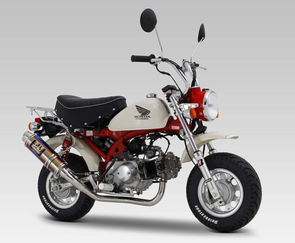 ヨシムラ フルエキゾースト モンキー (キャブレター車) GP-MAGNUM サイクロン JMCA認証 機械曲 チタンブルー YOSHIMURA 110-401-5U80B