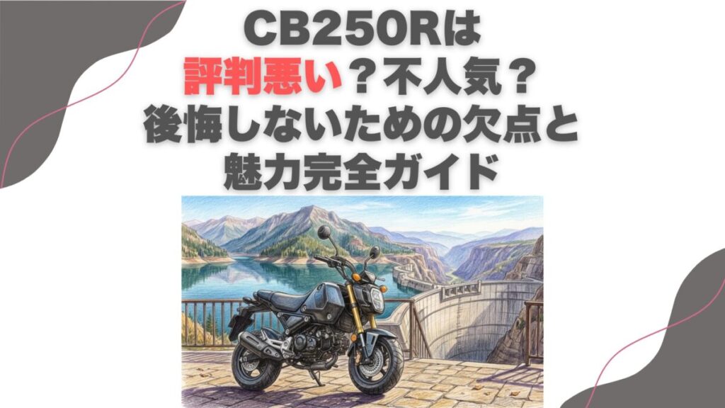 CB250Rは評判悪い？不人気？後悔しないための欠点と魅力完全ガイド
