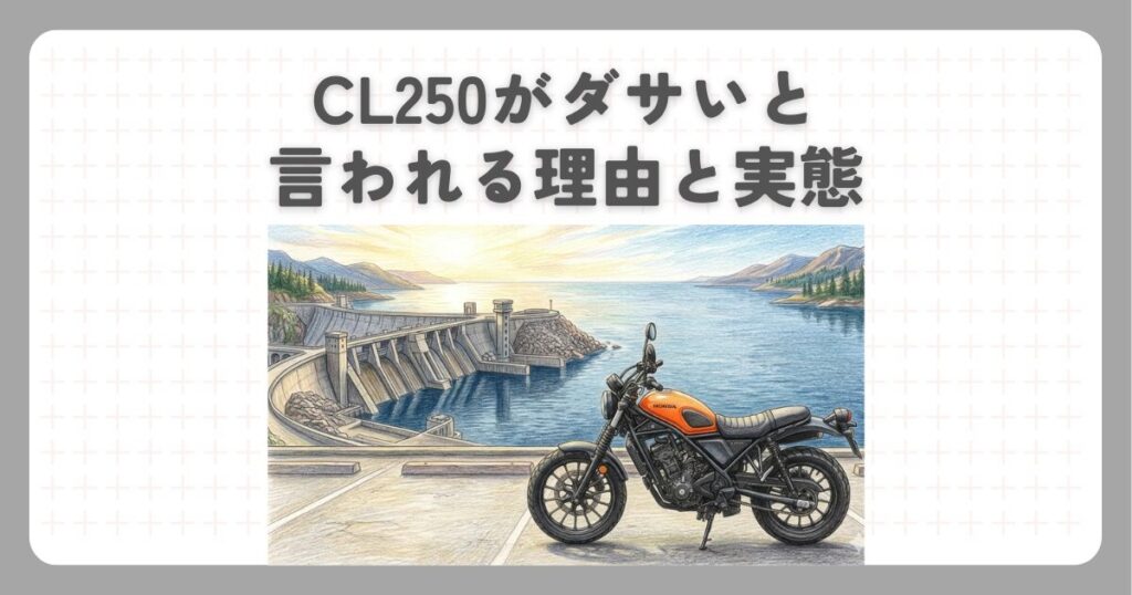 CL250がダサいと言われる理由と実態