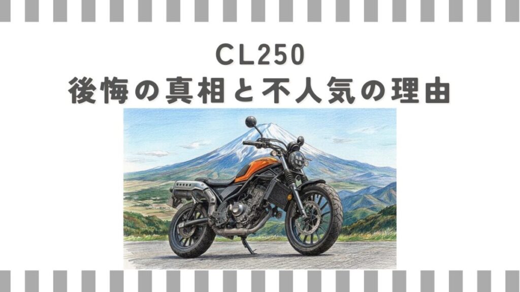CL250：後悔の真相と不人気の理由