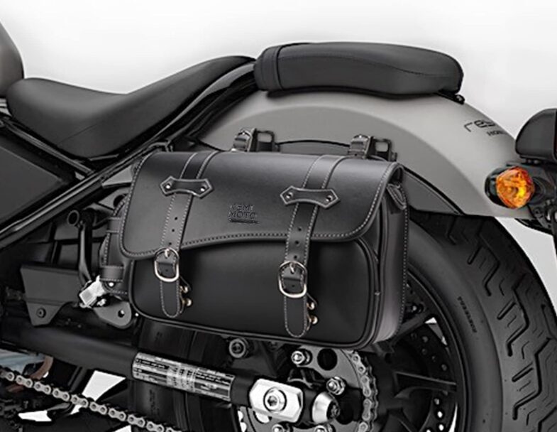 KEMIMOTO レブル250 サイドバッグサポート レブル バイク用 サイドバックサポート サドルバッグサポート レブル250 500（2020 2021 2022 2023 2025）専用 左側 高強度 ブラック