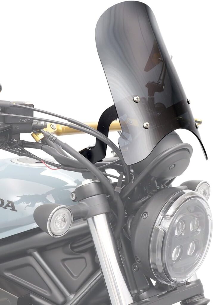エンデュランス Frキャリア対応メーターバイザーロングセット (スモーク) +取り付けキット CL250 MC57 CL500 PC68 に適合 XJNK3S642S3
