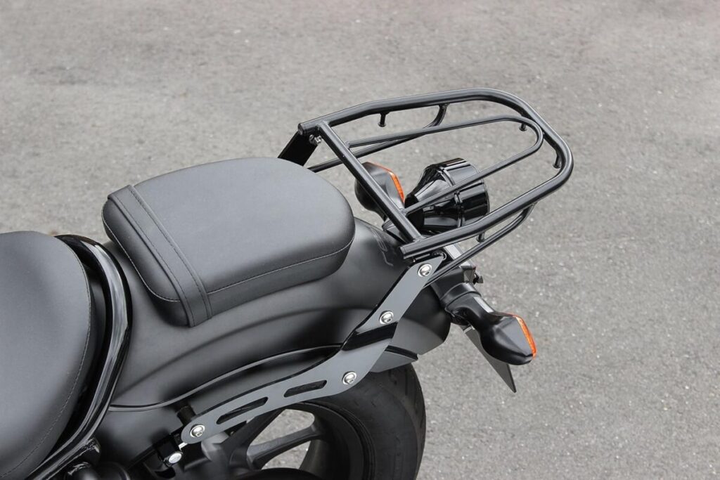 キジマ(Kijima) レブル250レブル500('17-) リアキャリア ラック スチール製 ブラック 210-249 HONDA REBEL