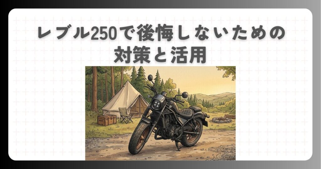 レブル250で後悔しないための対策と活用