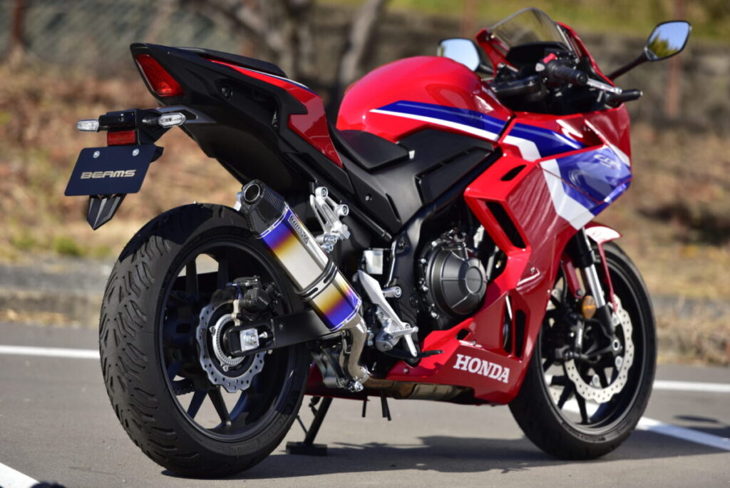 CBR400R CORSA-EVOⅡ　スリップオン　ヒートチタンサイレンサー 引用：BEAMS公式