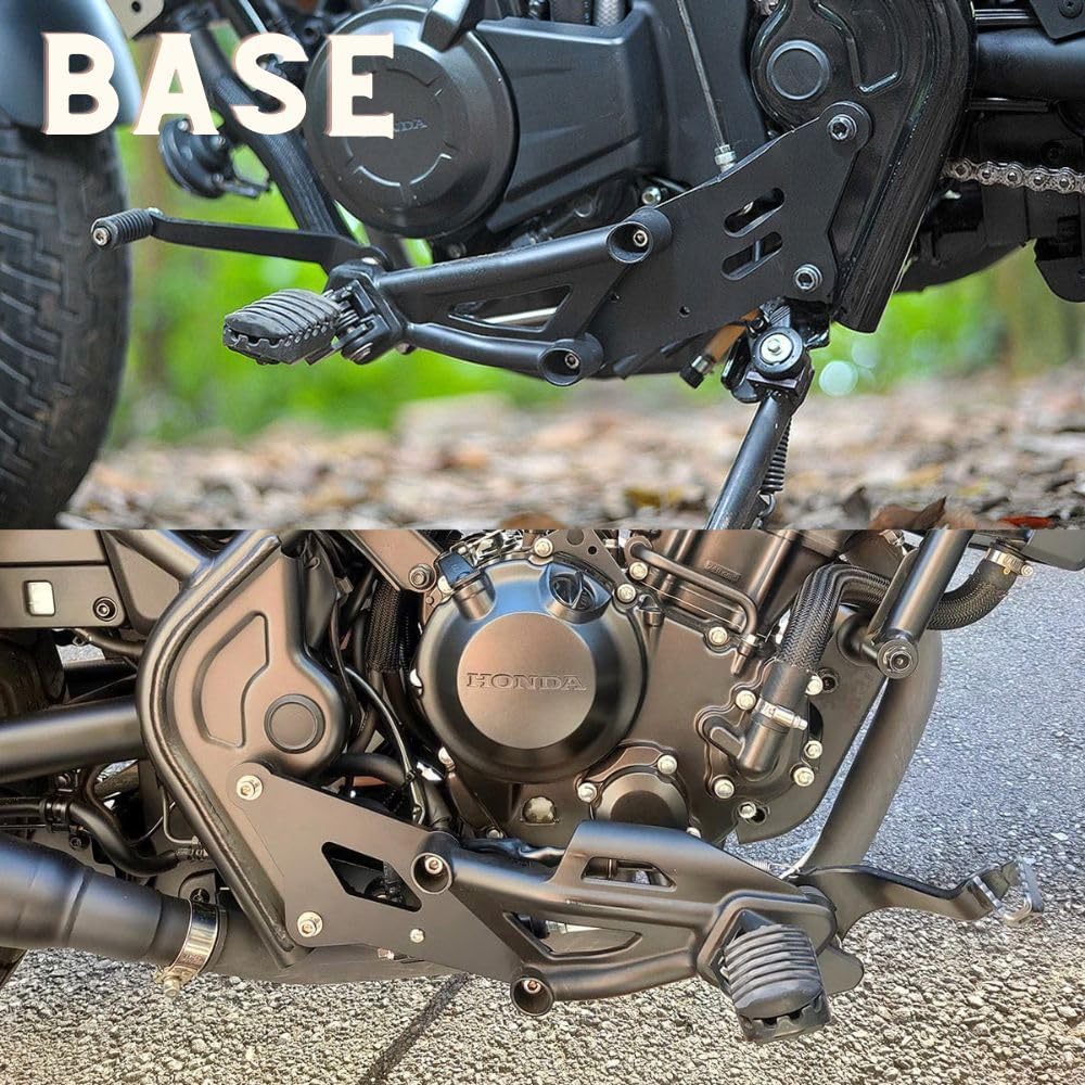 Red Dragon ホンダレブル250用フォワードコントロールキット[ワイドベース] Honda Rebel 250300 MC49 (ベース)