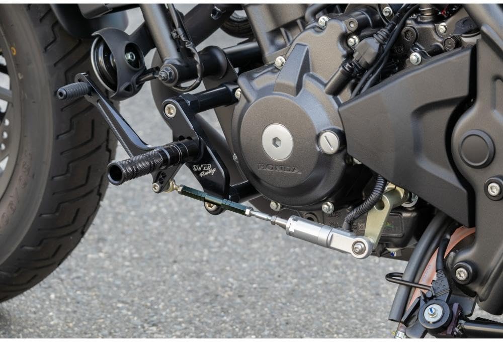 オーヴァーレーシング(Overracing) フォワードコントロールステップ 4P ブラック Rebel250(25)E-Clutch 51-132-01B