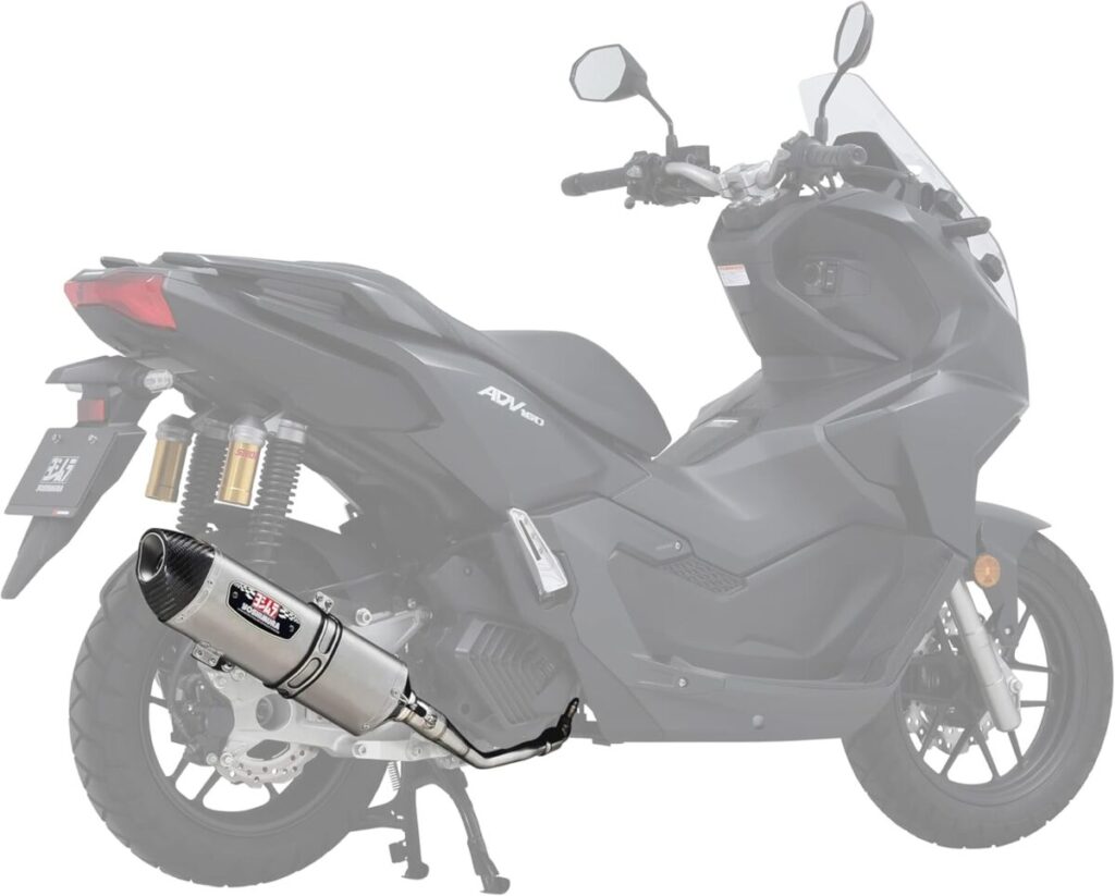 ヨシムラ フルエキゾースト ADV160(23-25) 機械曲 R-77S サイクロン カーボンエンド サテンフィニッシュ YOSHIMURA 110A-46H-5130